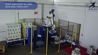 Robot palettiseur de caisses de vin - Bodegas Copaboca