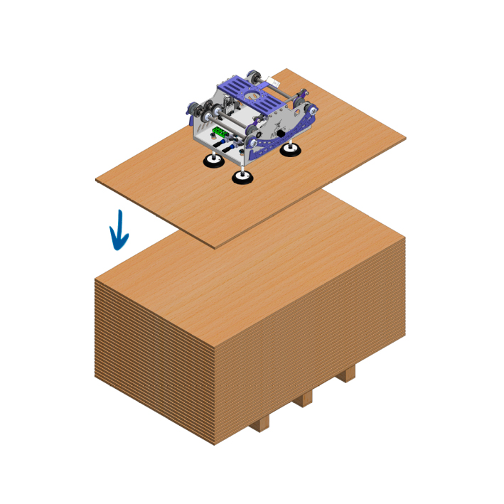 robot paletizador de tableros
