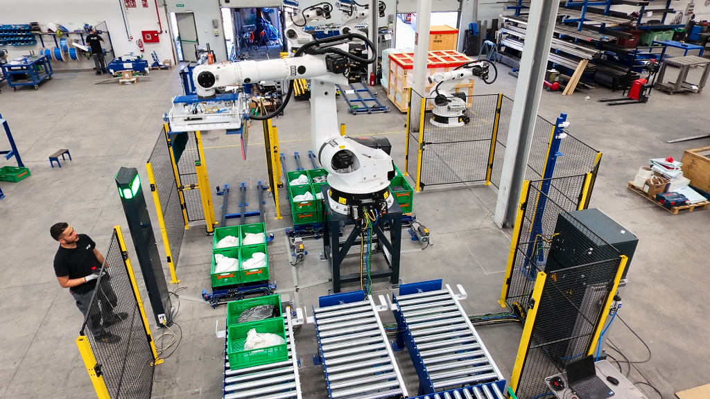 Paletizador de cajas Atlas Robots
